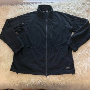 Helikon-Tex ALPHA TACTICAL Grid Fleece Jacket Full Military Zip Black Men’s XL